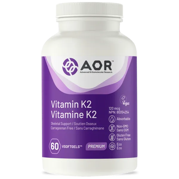 AOR Vitamin K2, 60 Capsules