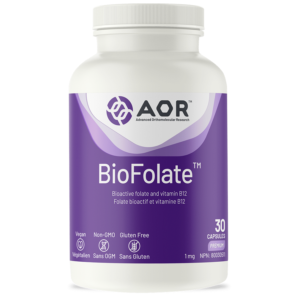 AOR BioFolate, 30 Capsules