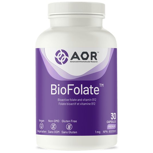 AOR BioFolate, 30 Capsules