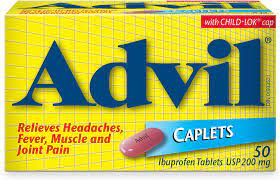Advil 200 mg, 50 caplets