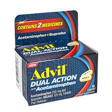 Advil PLUS Acetaminophen 18 Tablets