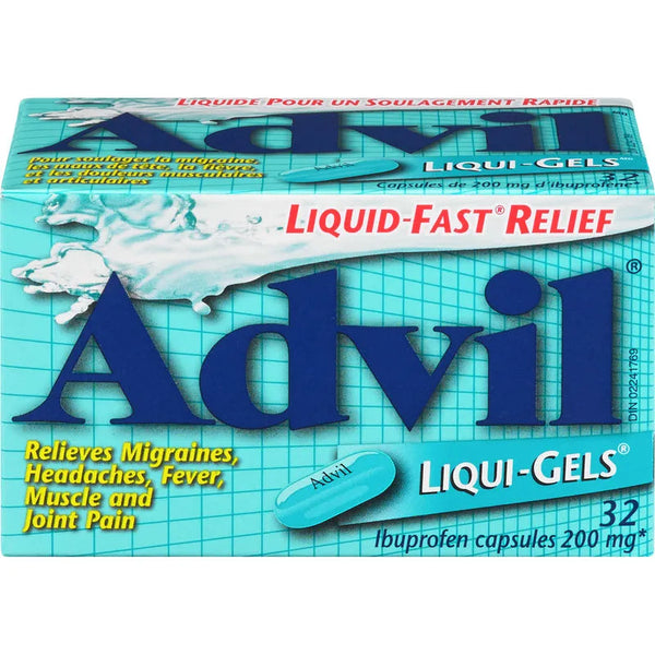 Advil Regular Strength Liqui-Gels 200 mg, 32 Capsules