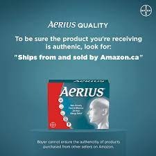 Aerius Desloratadine 5 mg tablet, 10 Count