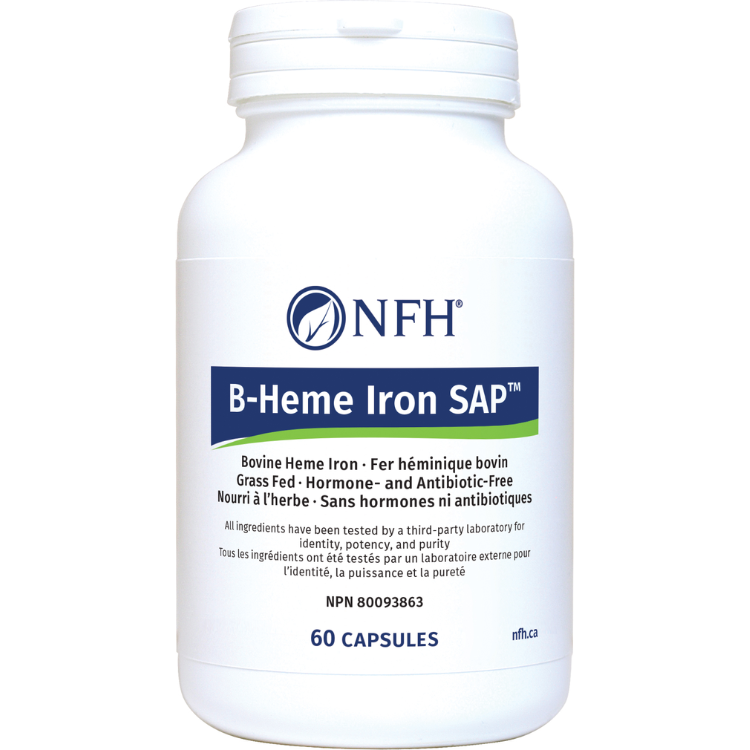 NFH B-Heme Iron SAP, 60 Capsules