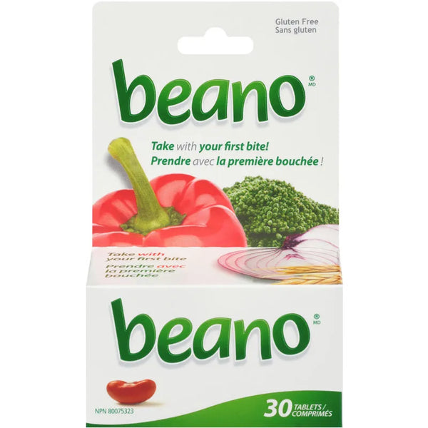 Beano 30 Tablets – Prevent Gas & Bloating Naturally