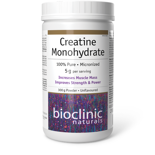 BioClinic Naturals Creatine Monohydrate Powder, 300 g Unflavoured