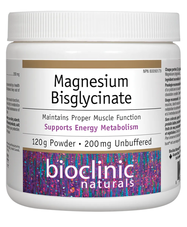 Bioclinic Magnesium Bisglycinate, 120 g Powder