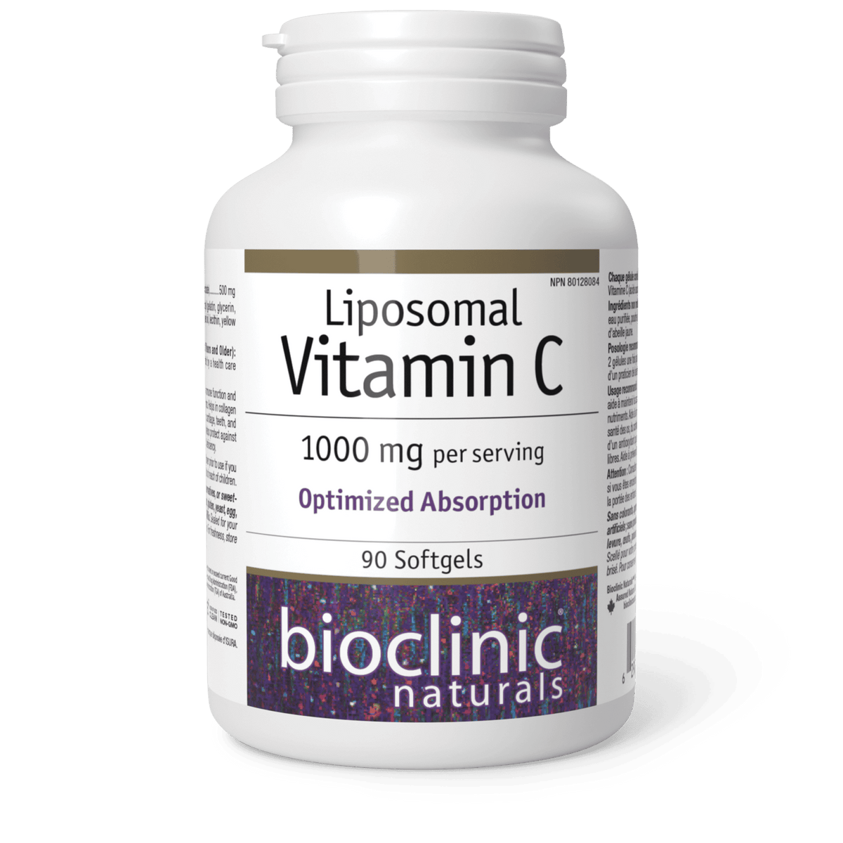 Bioclinic Naturals Liposomal Vitamin C 1000 mg, 90 Softgels