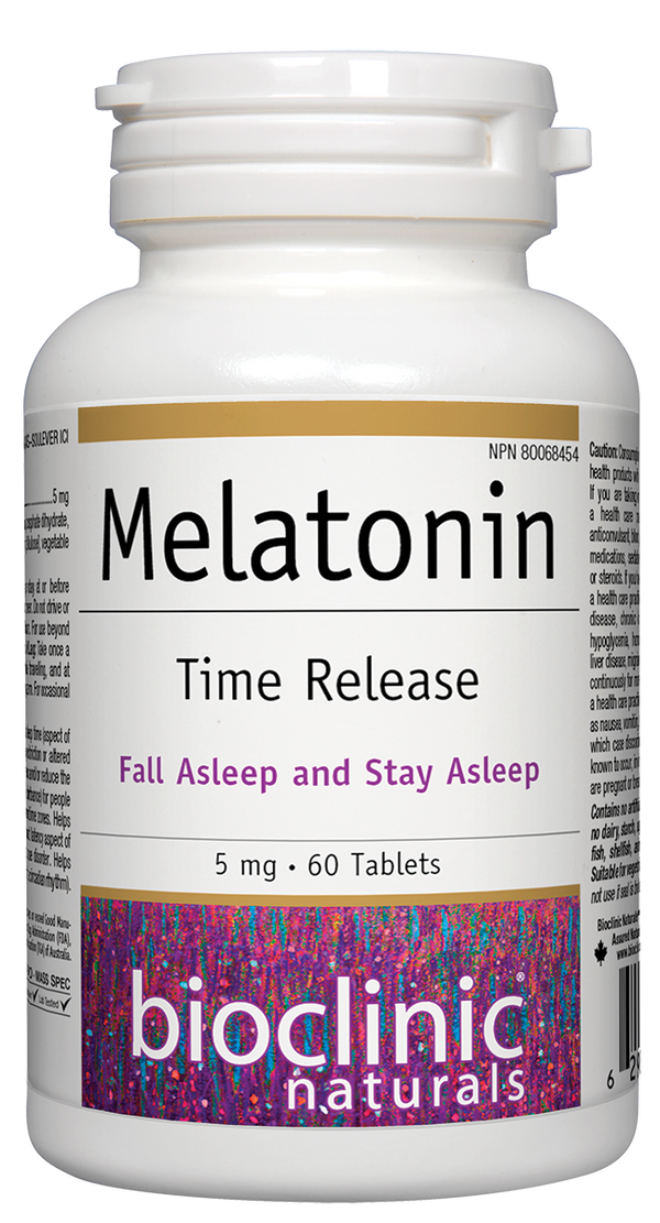 Bioclinic Naturals Melatonin Time Release 3 mg Tablets
