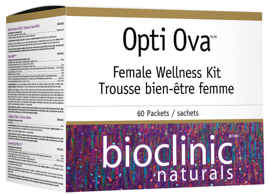 Bioclinic Naturals Opti Ova Female Wellness Kit - Fertility Support, 60 Packets