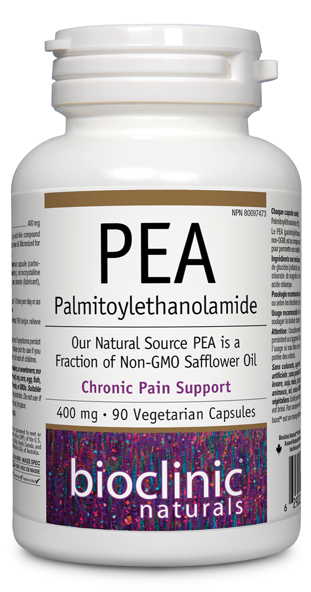 Bioclinic Naturals PEA (Palmitoylethanolamide) 90 Veg Capsules