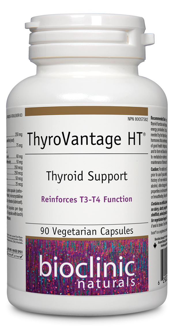 Bioclinic Naturals ThyroVantage HT – Thyroid Support Supplement, 90 Veg Capsules