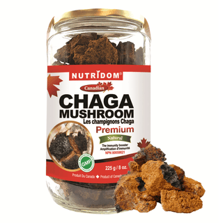 Nutridom Canadian Chaga Mushroom Chunks (225 Grams)