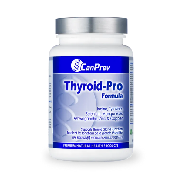 CanPrev Thyroid-Pro Formula, 60 Vegetable Capsules