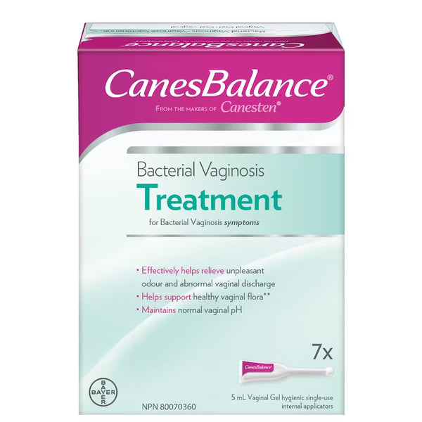 Canesten CanesBalance Bacterial Vaginosis Vaginal Gel, 7 x 5 mL Pre-Filled Applicators
