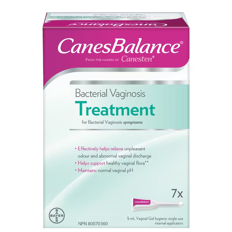 Canesten CanesBalance Bacterial Vaginosis Vaginal Gel, 7 x 5 mL Pre-Filled Applicators