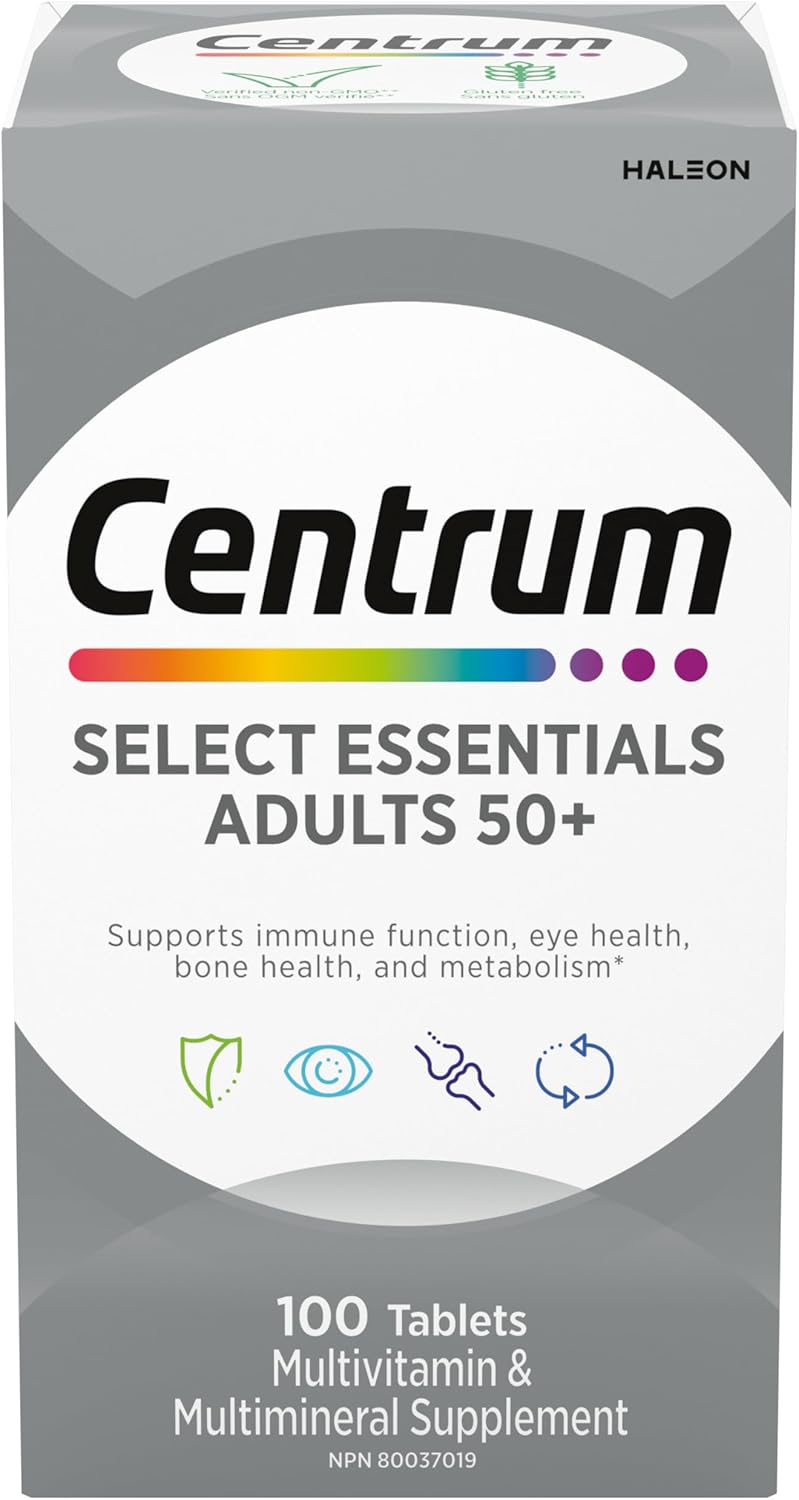 Centrum Select Essentials 50+, 100 Tablets