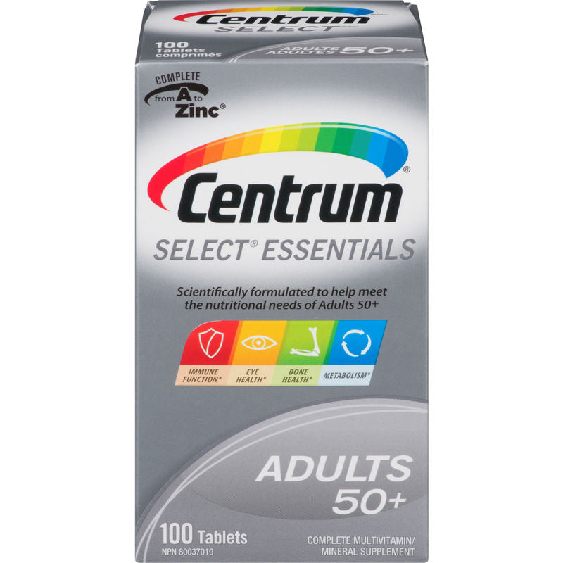 Centrum Select essentials 50+, 100 Tablets