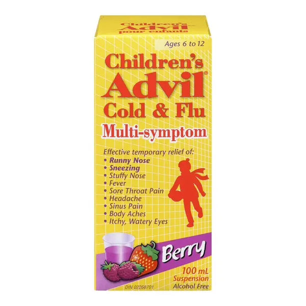 Children's Advil Cold & Flu Multi-symptom, 100 mL Suspension