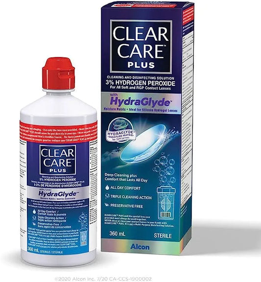 Clear Care Plus With Hydraglyde, 360 mL