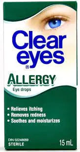 Clear Eyes Allergy Eye Drops, 15 mL
