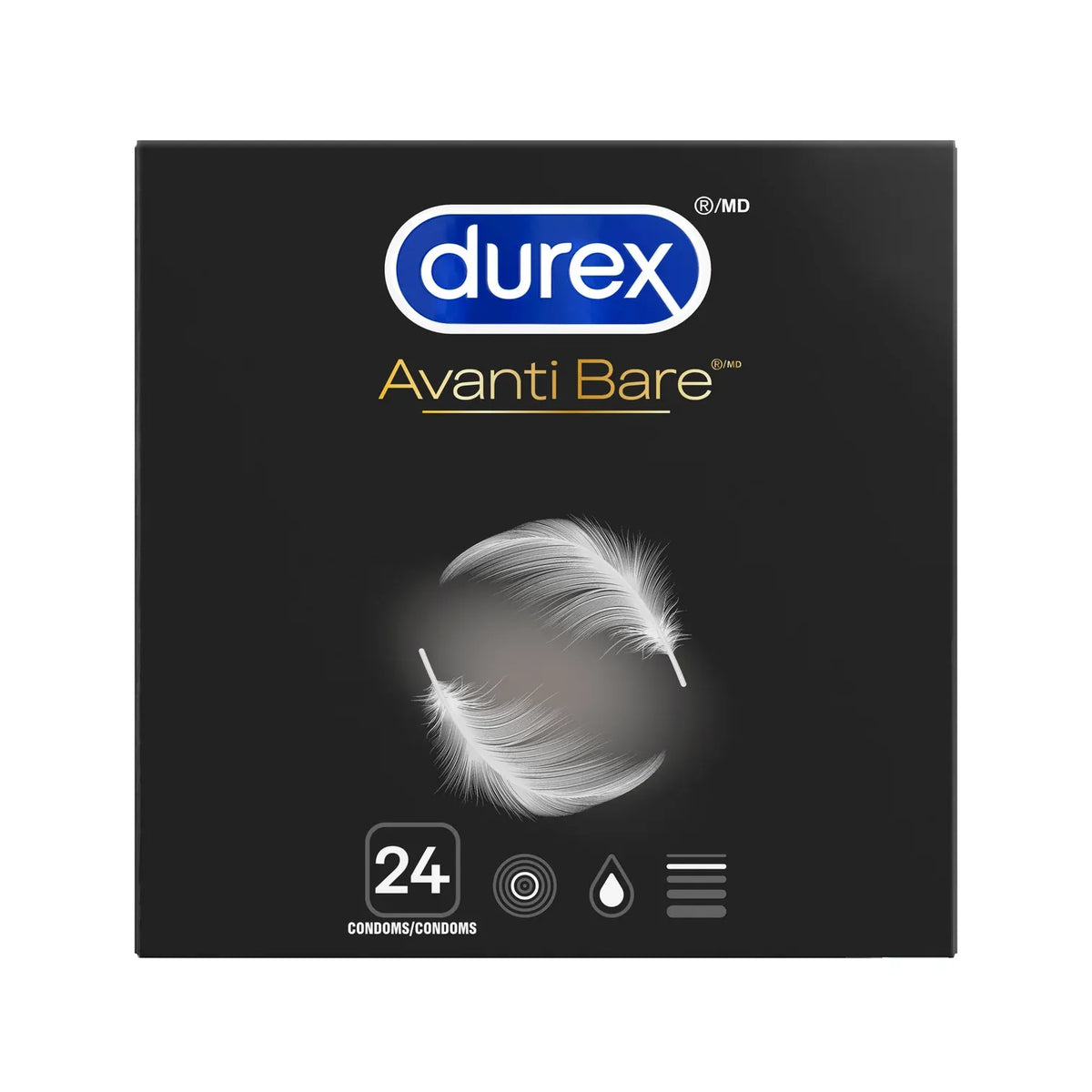 Durex Avanti Bare Ultra Thin Condoms 24 Pack