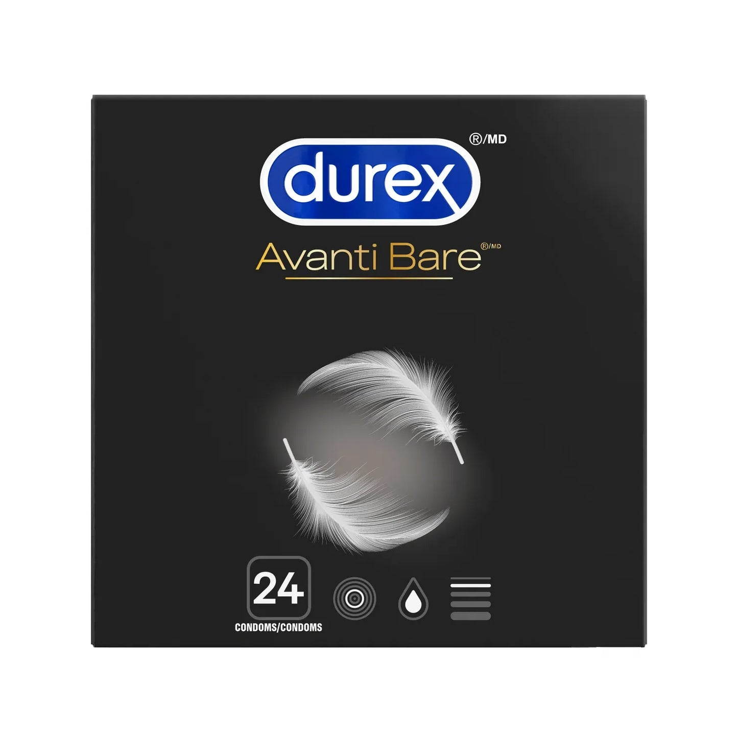Durex Avanti Bare Ultra Thin Condoms 24 Pack