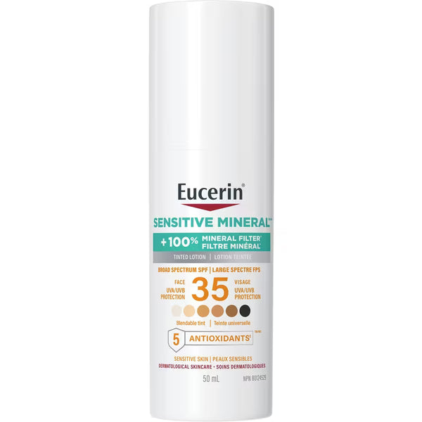 Eucerin Sun Tinted Mineral Face Sunscreen SPF 35, 50 mL