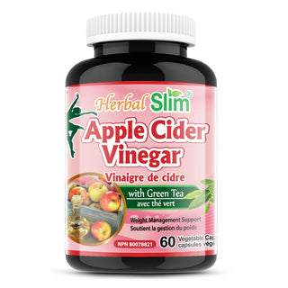 HerbalSlim® Apple Cider Vinegar with Green Tea Extract (60 Capsules)