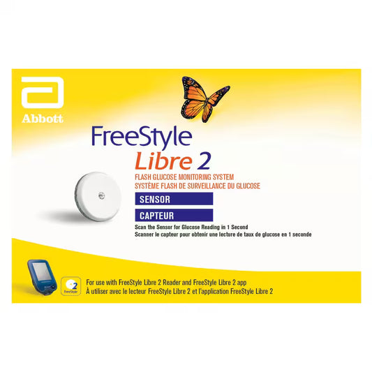 Abbott FreeStyle Libre 2 Continuous Glucose Monitoring (CGM) Sensor
