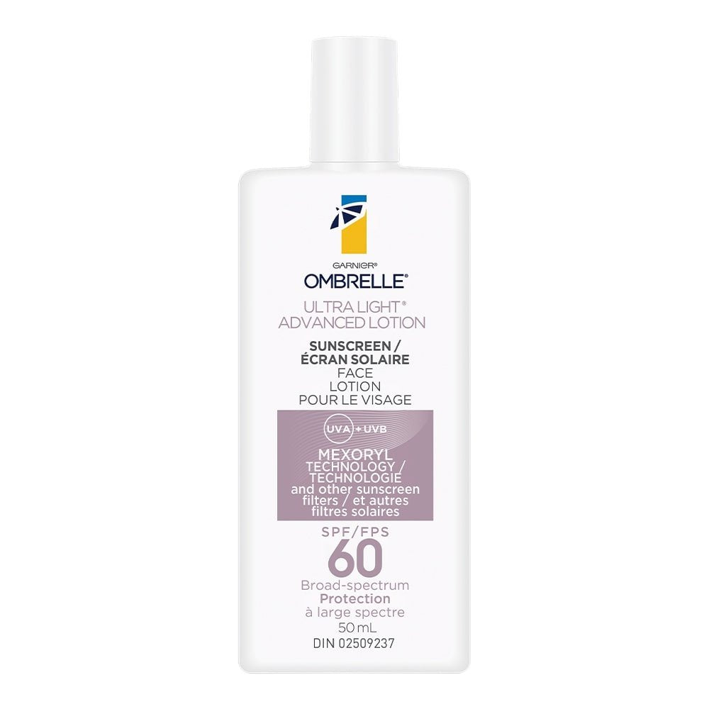 Garnier Ombrelle Ultra-Light Advanced Sunscreen SPF 60, 50 mL