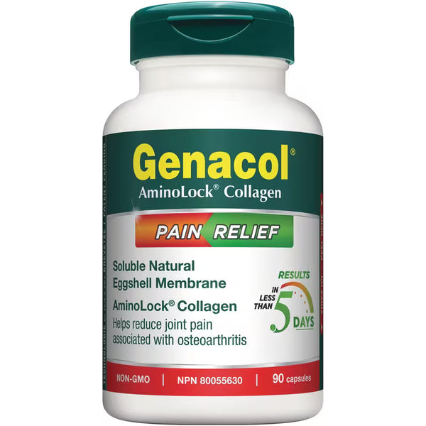 Genacol Pain Relief Capsules – AminoLock® Collagen with Glucosamine, 90 Capsules