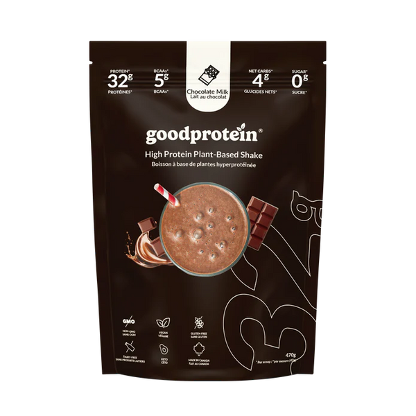 Good Protein High Protein Vegan Shake Chocolate Milk, 470g