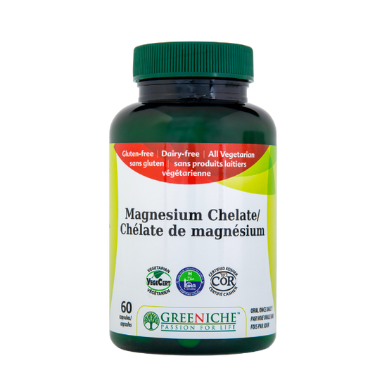 Greeniche Magnesium Chelate, 60 Capsules