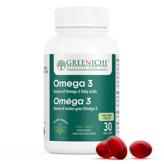 Greeniche Omega 3, 30 Veg Caps