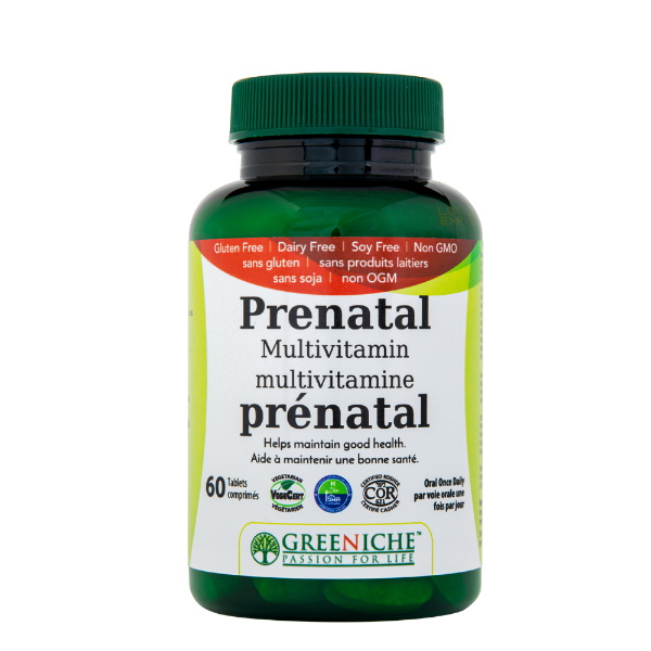 Greeniche Prenatal Multivitamin, 60 Tablets