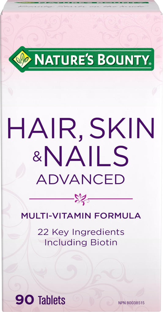 Nature's Bounty, Hair, Skin & Nails Advanced, 90 Tablets