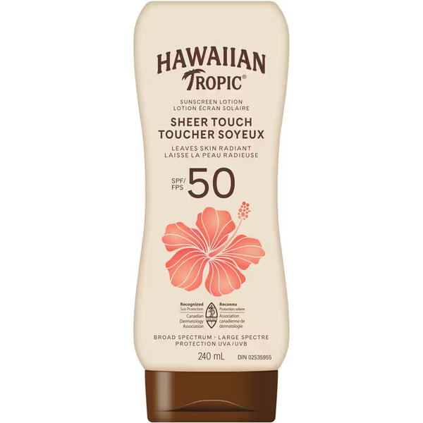 Hawaiian Tropic Sheer Touch Sunscreen Lotion SPF 50, 240 mL