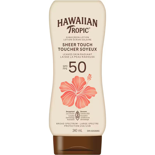Hawaiian Tropic Sheer Touch Sunscreen Lotion SPF 50, 240 mL