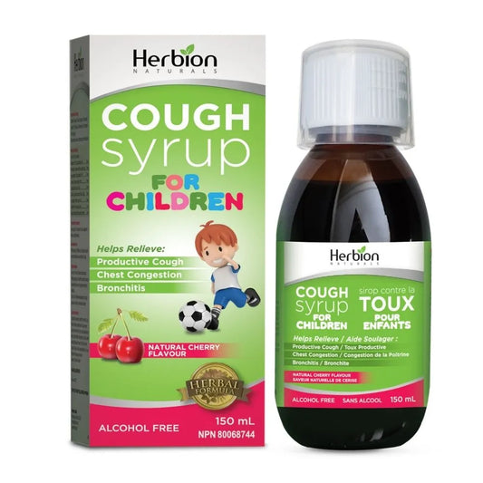 Herbion Naturals Cough Syrup for Children, 150 mL Liquid