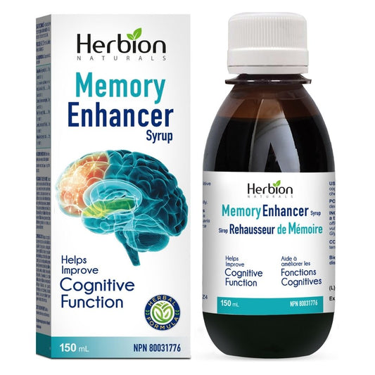 Herbion Naturals Memory Enhancer Syrup, 150 mL Liquid