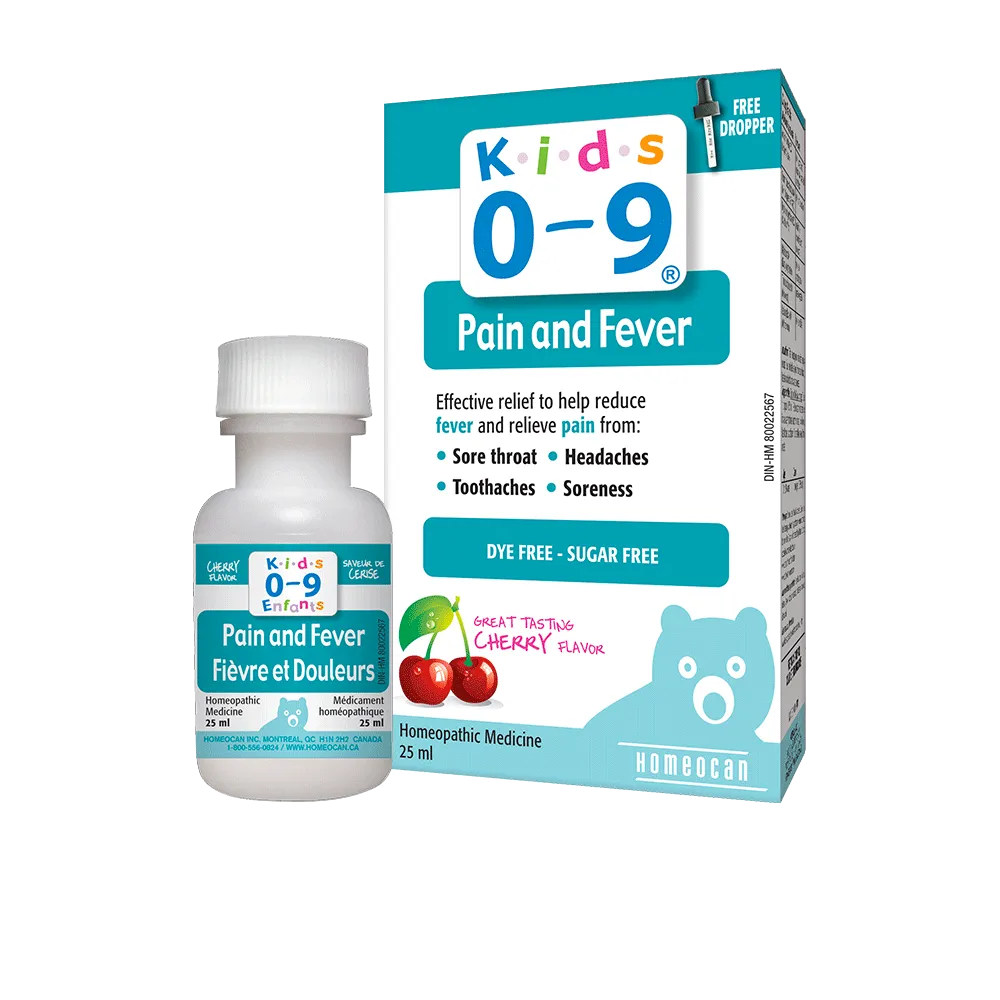 Homeocan Kids 0-9 Pain & Fever Oral Solution, 25 mL