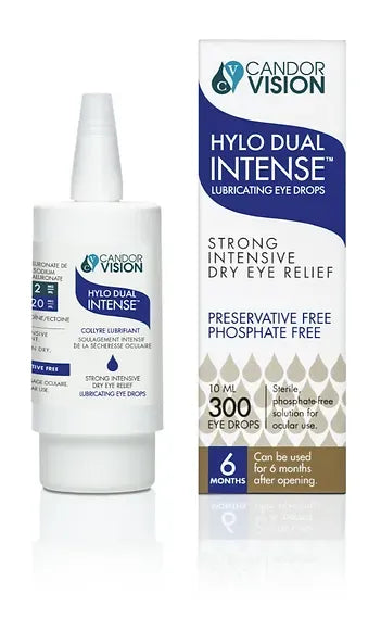 Hylo Dual Intense Lubricating Eye Drops, 10 mL