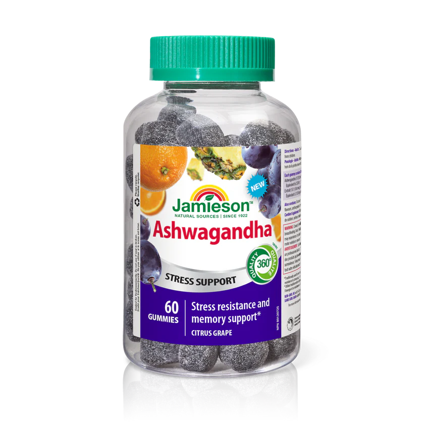 Jamieson Ashwagandha Gummies, 60 Count