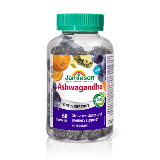 Jamieson Ashwagandha Gummies, 60 Count