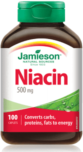 Jamieson Niacin 500 mg, 100 Caplets