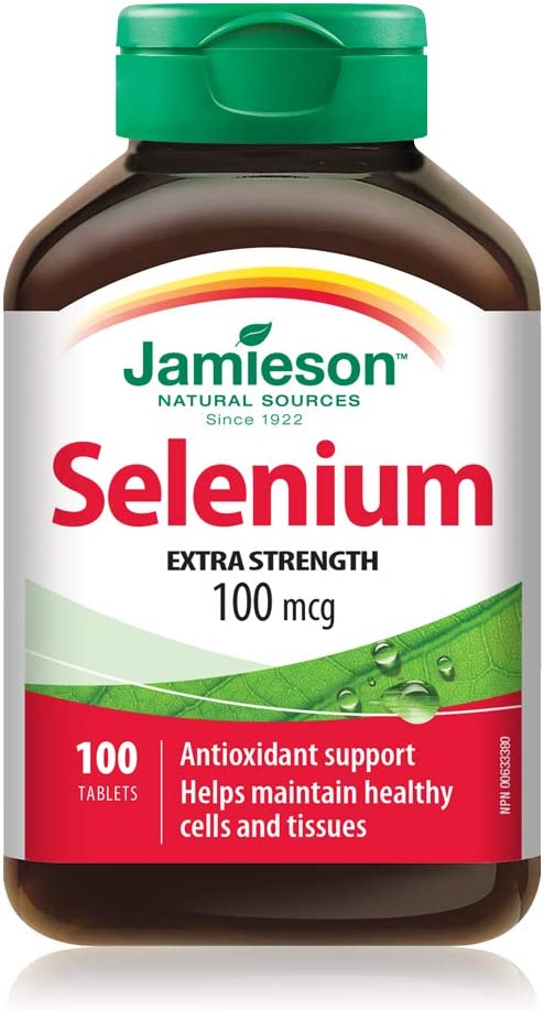 Jamieson Selenium 100 mcg, 100 Tablets