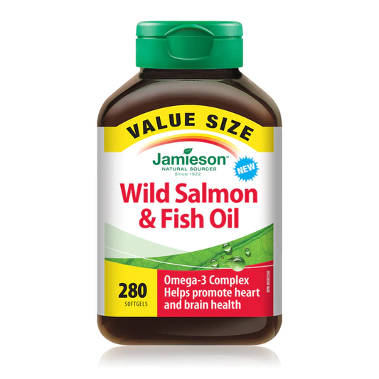 Jamieson Wild Salmon & Fish Oil, 280 Softgels