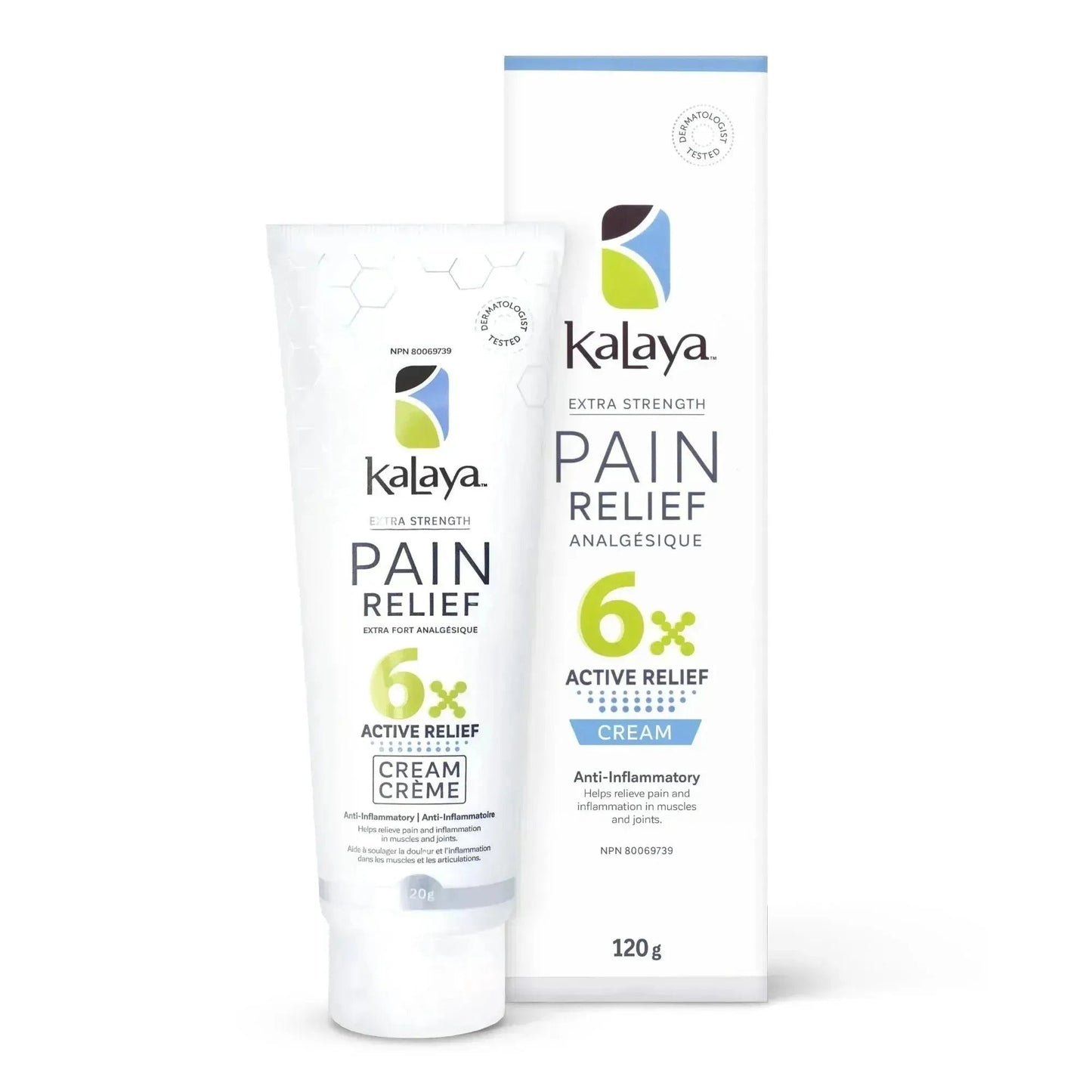 KaLaya 6X Extra Strength Pain Relief Cream, 120 g