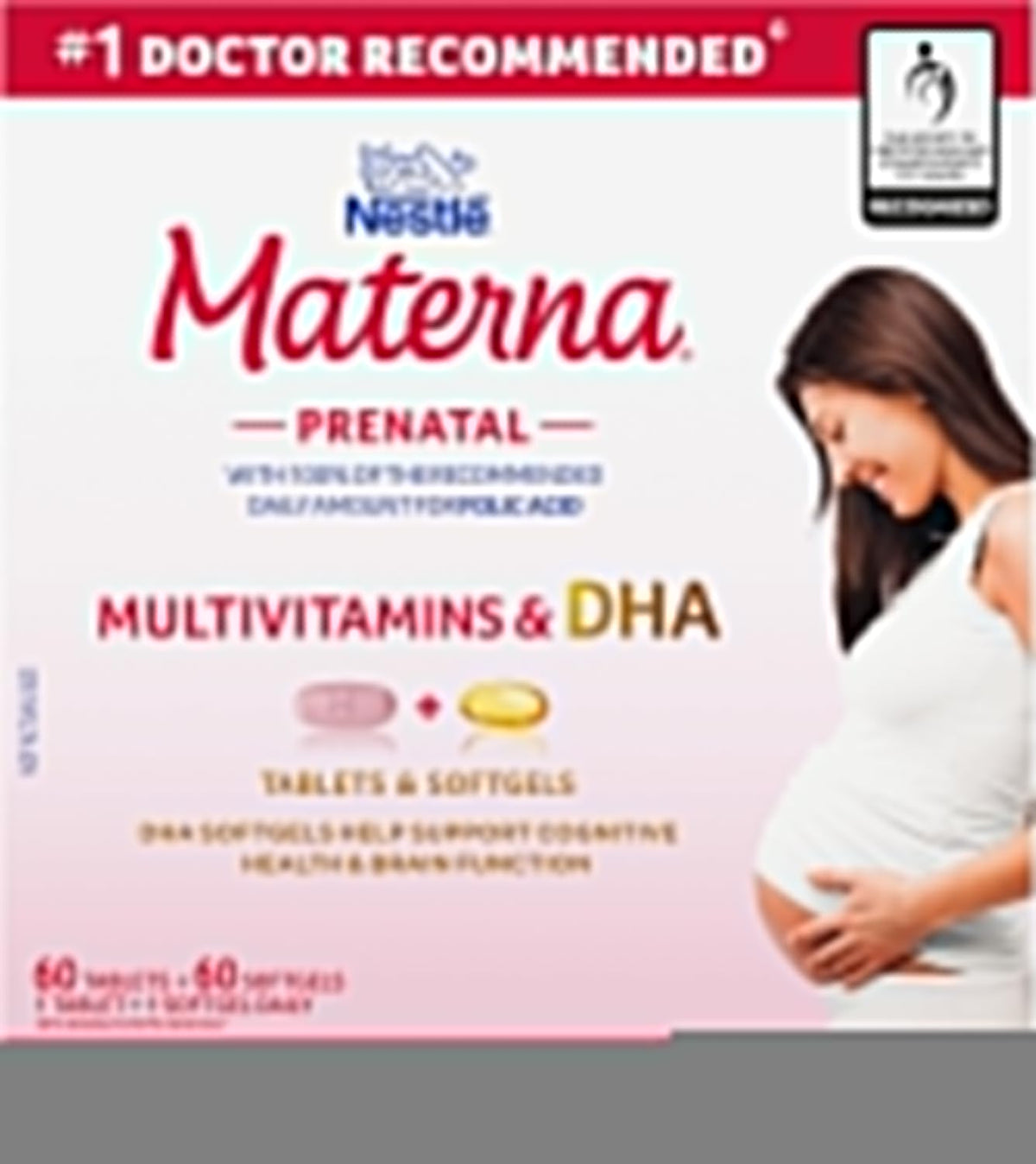 Materna Prenatal Multivitamin + DHA – 60 Tablets & 60 Softgels